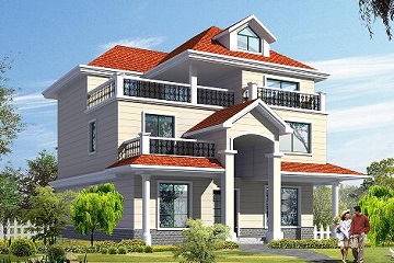 精致三層自建別墅，現(xiàn)代非常流行的自建房屋設(shè)計(jì)方案