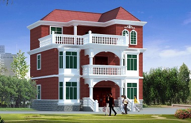漂亮的三層自建房屋設(shè)計圖，農(nóng)村建房首選