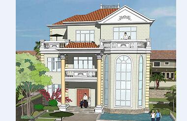 精品三層自建房屋設(shè)計圖，含全套施工圖紙，豪華戶型