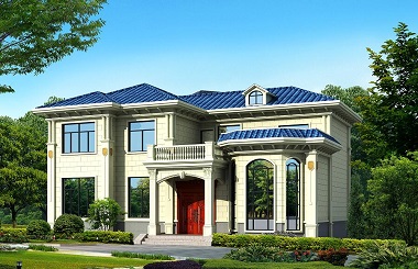 占地180平方米左右的二層自建房屋設計圖，造價38萬，經濟實用