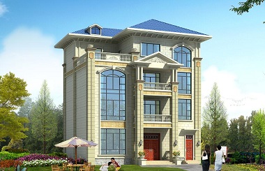 14*13m復(fù)式四層自建房屋設(shè)計圖，造價60萬左右