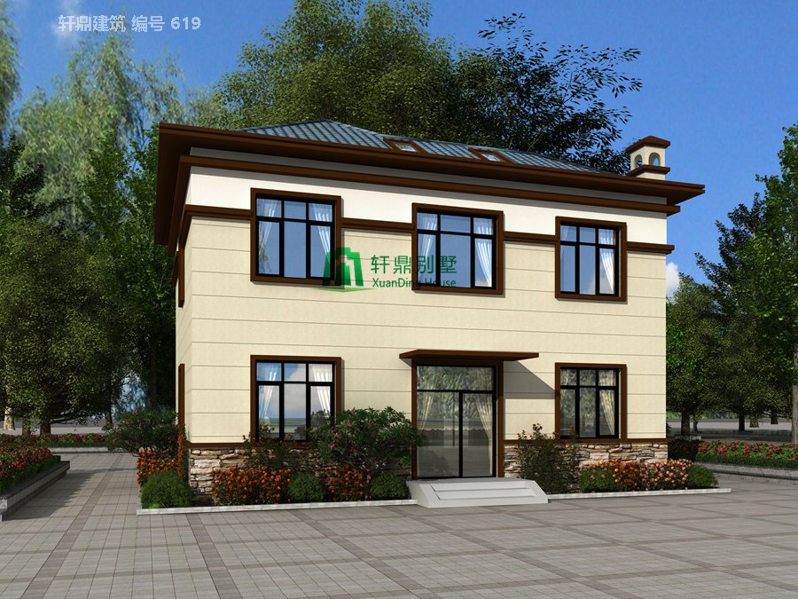 新中式二層自建別墅設(shè)計圖，含全套完善施工圖紙4.jpg