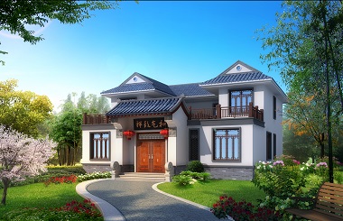 古香古色的中式自建別墅設(shè)計(jì)，四合院外加大院設(shè)計(jì)，超劃算