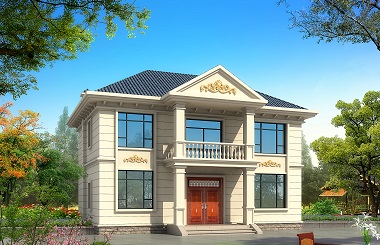 小戶型歐式二層自建別墅設計圖，非常用心的一款設計
