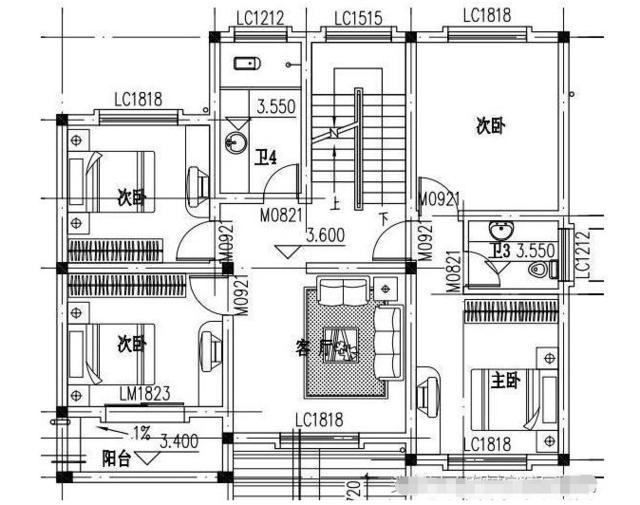 小戶型別墅怎么能全部把空間利用起來呢？來看看這套別墅把！