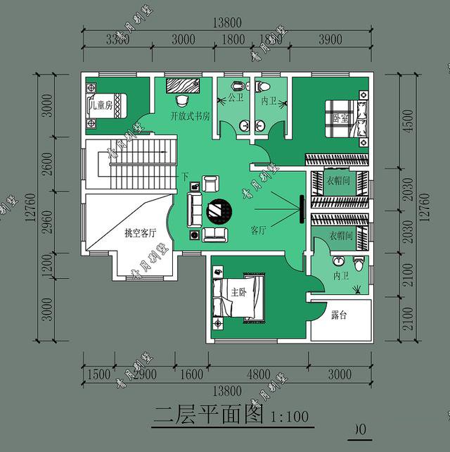 簡單優(yōu)雅的外觀，平凡的造型，透露著一種經(jīng)典耐看的氣質(zhì)，這棟小別墅色調(diào)搭配鮮明，層次感強(qiáng)！