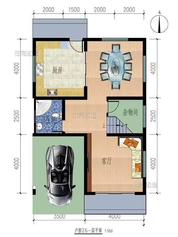 農(nóng)村常見(jiàn)的宅基地大多是100平上下，今天推薦的這2套別墅戶型占地不到100平，卻是外觀精美布局實(shí)用，一起來(lái)看下吧！
