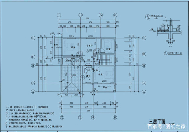 下面介紹的是3款宅基地大小一致，但是建出來(lái)的3款別墅不一致，看看你更喜歡哪款？