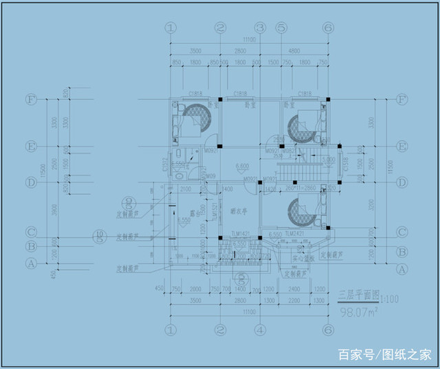 下面介紹的是3款宅基地大小一致，但是建出來(lái)的3款別墅不一致，看看你更喜歡哪款？