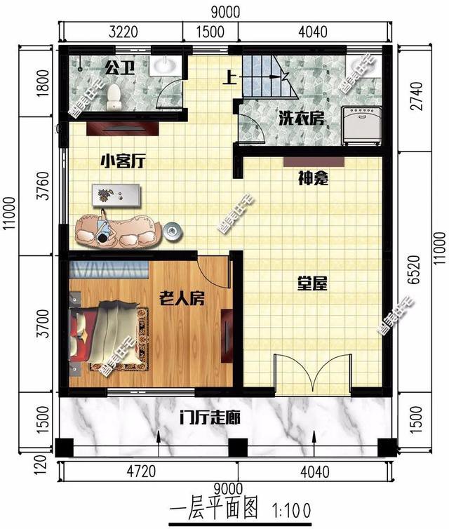 價預(yù)算低，宅基地不大，一般考慮建一棟小面積的二層或三層別墅，下面介紹兩款小面積設(shè)計的農(nóng)村別墅！