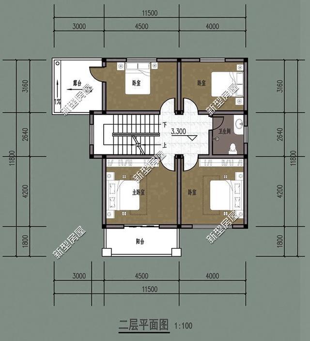 今天新型房屋為大家展示幾套帶堂屋的房屋設(shè)計圖紙，不同的人有不同的審美，不知道你會喜歡哪一套呢？