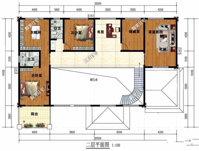 如果有塊大宅基地的話，就能選擇這4款戶型中的一款來建!