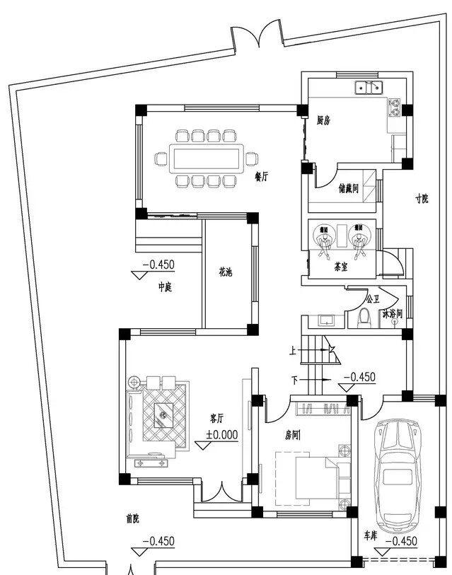 四層建筑，一種新的中式風(fēng)格，已經(jīng)成為村莊最明亮的角落！