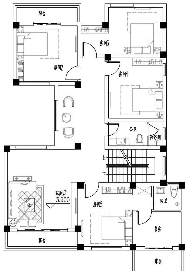 四層建筑，一種新的中式風(fēng)格，已經(jīng)成為村莊最明亮的角落！