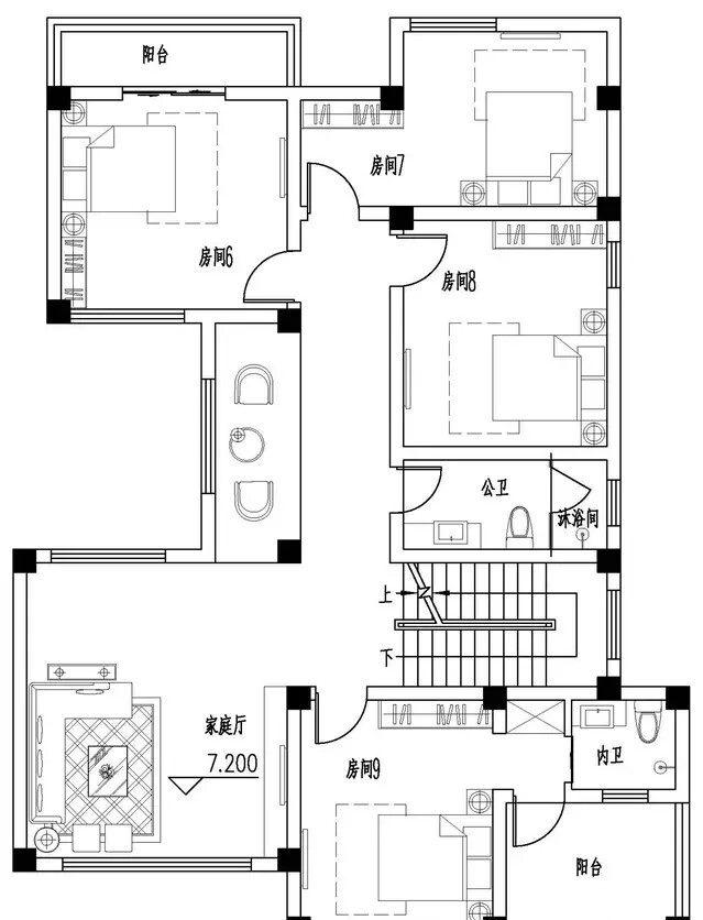 四層建筑，一種新的中式風(fēng)格，已經(jīng)成為村莊最明亮的角落！