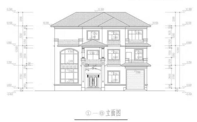推薦一款三層的自建房，四開(kāi)間的結(jié)構(gòu)這樣的設(shè)計(jì)方案，帶立面效果圖，看起來(lái)更加的直觀(guān)!