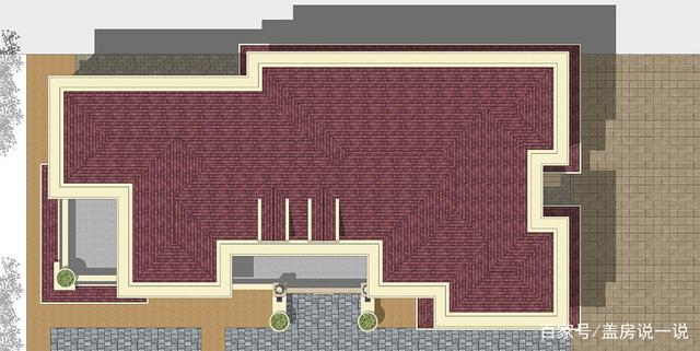 建筑屬于歐式風格別墅，一共有三層，第一層做了一個地下室的設計，建筑整體看起來比較時尚大氣，讓人一看就感覺很豪華。