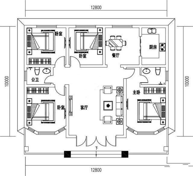 在農(nóng)村一層的自建房其實(shí)也很受大家的喜愛(ài)，一層的房子住著也比較舒適