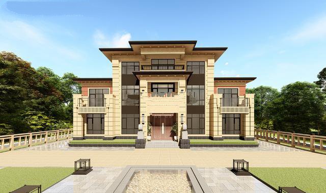 建筑師將庭院分為兩個(gè)主要區(qū)域：左邊的休閑區(qū)和中間的景觀區(qū)。公共空間以開放的現(xiàn)代設(shè)計(jì)為風(fēng)格,風(fēng)景美不勝收！