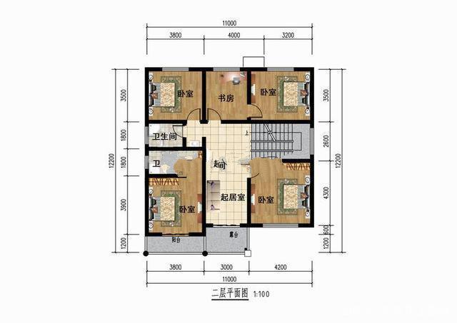 新農(nóng)村二層半別墅設(shè)計圖，占地面積140平左右，采用的是磚混的結(jié)構(gòu)形式,外觀時尚漂亮!