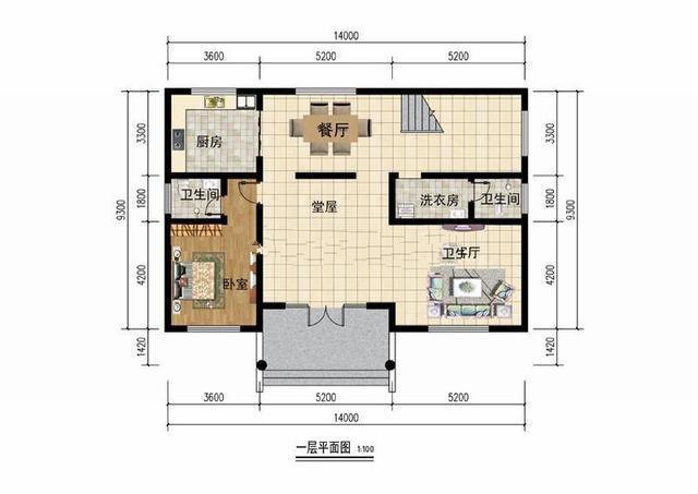 這款別墅采用的是歐式風(fēng)格外立面,室內(nèi)室外不僅美觀實(shí)用，而且經(jīng)濟(jì)又實(shí)惠，臥室多的想住哪就住哪