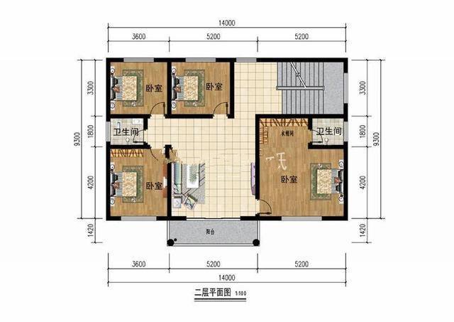 這款別墅采用的是歐式風(fēng)格外立面,室內(nèi)室外不僅美觀實(shí)用，而且經(jīng)濟(jì)又實(shí)惠，臥室多的想住哪就住哪