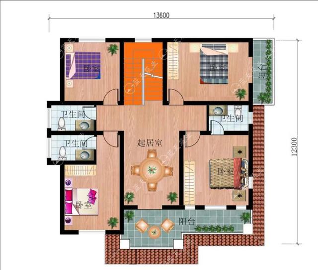 現(xiàn)代風格的自建房，也是新農(nóng)村建設的一大特色，外觀簡約自然又漂亮，如果你想建一棟很特別的住宅，選擇這款戶型準不會出錯。