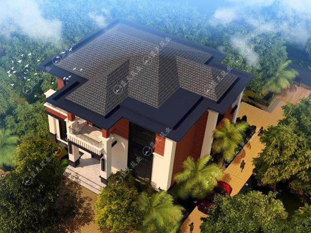 室內(nèi)布局合理實用，空間利用率高，一進門正對神位，符合農(nóng)村生活需求,一座美好的別墅！