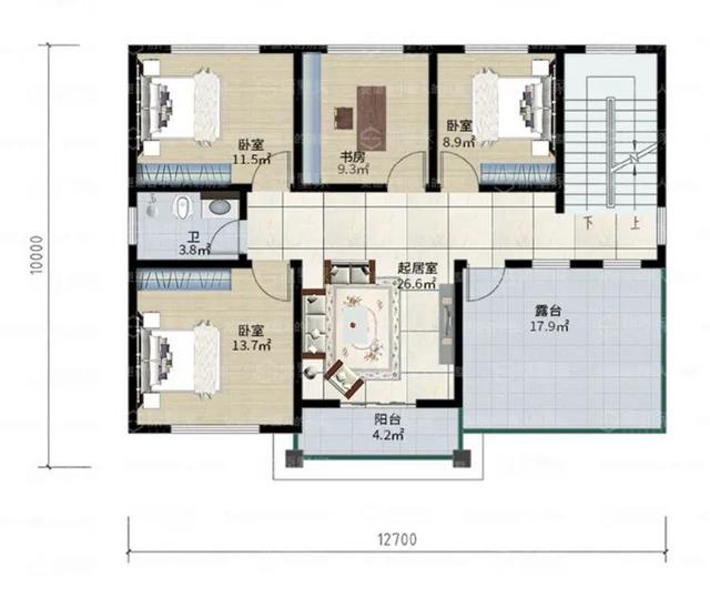 回農(nóng)村老家蓋別墅，就是為了享受與家人平淡自足的田園生活，溫馨十足，俗話說(shuō)“父母在，不遠(yuǎn)游”，在老家建一棟大氣的小別墅別墅!