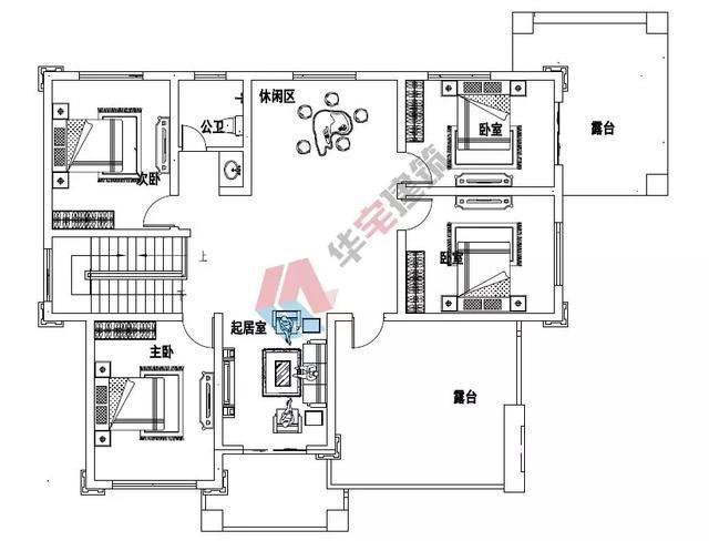 我們推薦一款新中式帶土灶二層別墅，占地180平米實用又經(jīng)濟,帶土廚房的大陽臺!