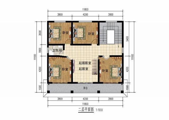 如果自己的地基有這么大的話，在農村建一棟這樣的別墅，獨棟獨院，一家人住著溫馨舒適，豈不是美哉