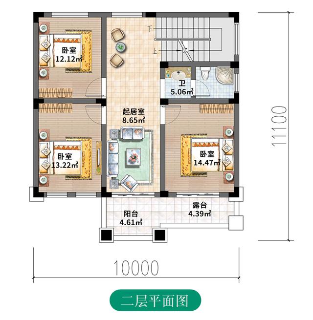 現(xiàn)在很多南方家庭同樣愛建平頂?shù)膭e墅，因?yàn)檫@樣能節(jié)省建房成本，外觀也非常漂亮美觀,看看這款吧！