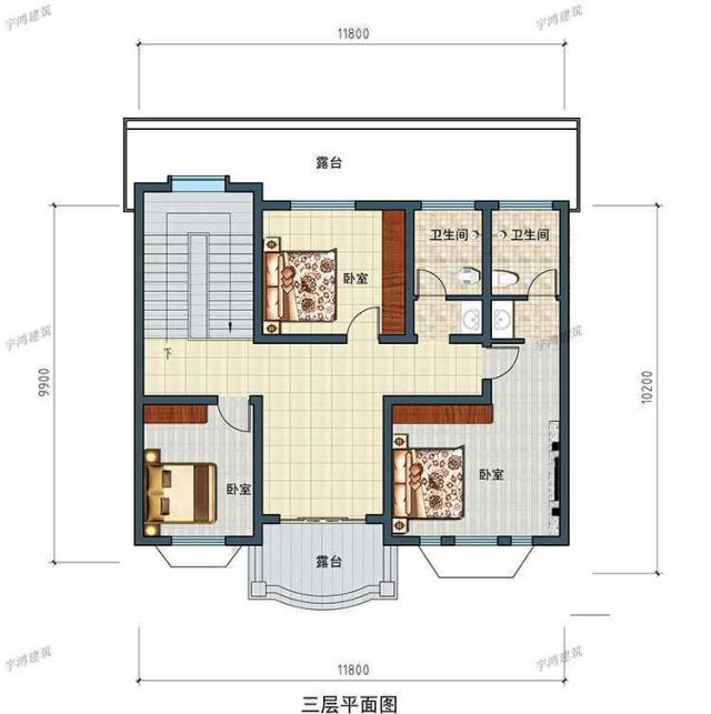 在這里小編給大家推薦3套三層別墅設(shè)計(jì)圖及效果圖，好看又簡(jiǎn)單的三層樓房，造價(jià)不超過(guò)35萬(wàn),現(xiàn)在改來(lái)得及！