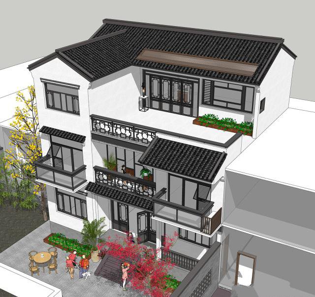 自建三層鄉(xiāng)村小別墅，一套設(shè)計瞬間變身農(nóng)村小洋樓！這套設(shè)計讓人借鑒的地方很多，一起看看！