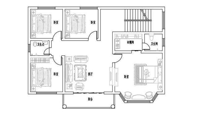 今天的別墅安裝圖也給我們帶來了一個在農(nóng)村自建的兩層半的別墅。這座別墅外觀明亮，經(jīng)典耐用。