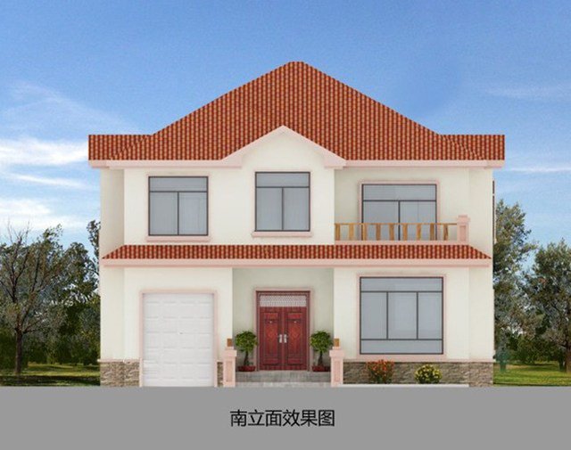邊肖引進的農(nóng)村小二層建筑面積小，美觀大方，實用，關鍵是成本低。讓我們快速看一下,沒錢也可以建別墅！