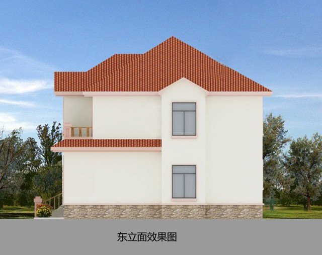 邊肖引進的農(nóng)村小二層建筑面積小，美觀大方，實用，關鍵是成本低。讓我們快速看一下,沒錢也可以建別墅！