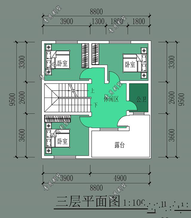 今天，就給大家介紹一款小面寬別墅，開間僅8.8米，進(jìn)深10米，占地面積可說是非常小了，但是外觀一樣漂亮，