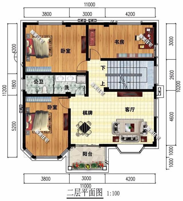 面寬11米多的兩棟農(nóng)村別墅，第一棟帶八角窗和飄窗，很多人建。在各地農(nóng)村，隨著建房人越來越多，已經(jīng)出現(xiàn)很多“撞衫”式的別墅!