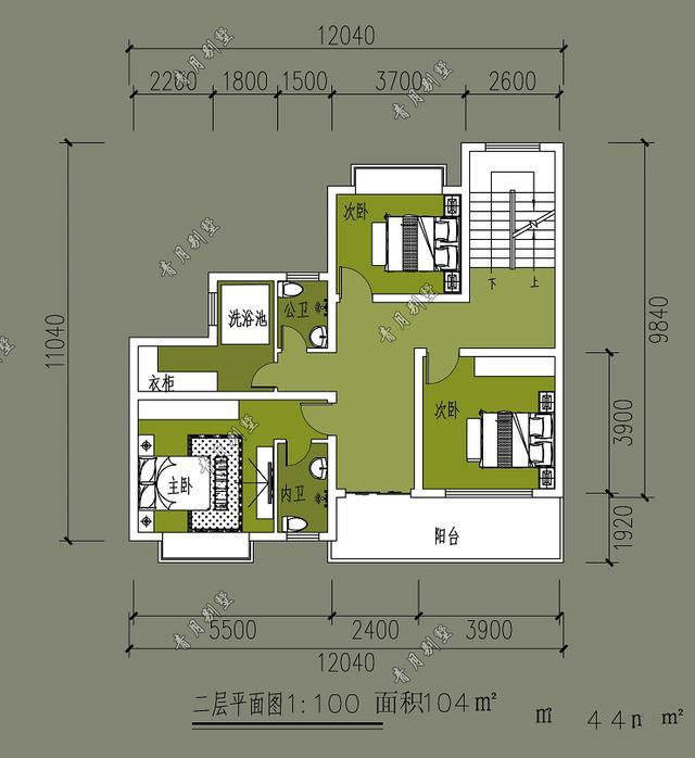 　經(jīng)典的三居室別墅有歐式風(fēng)格，大露臺，浮動(dòng)窗戶，外墻是真石漆。簡潔優(yōu)雅，線條流暢優(yōu)美，給人一種非常舒適的感覺!