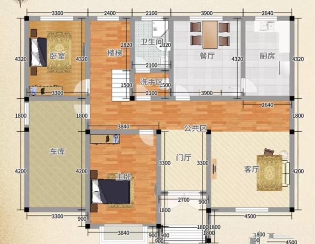 在農(nóng)村建房不需要豪華、簡(jiǎn)單實(shí)用、居住舒適，而且可以過(guò)上好的生活。外觀(guān)素雅，色彩明快，房間尺度設(shè)計(jì)恰當(dāng)，空間利用率高，時(shí)代氣息濃郁