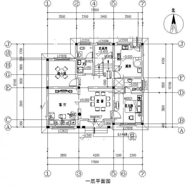。今天推薦的三層自建房屋占地110平方米。室內(nèi)設(shè)計(jì)包括一個(gè)主房間，一個(gè)農(nóng)具室，一個(gè)消防室和一個(gè)陽(yáng)臺(tái)。這在農(nóng)村地區(qū)是非常必要和實(shí)用的。