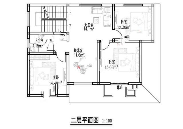 新農(nóng)村二樓半別墅的照片。在鄉(xiāng)下建一座會讓人羨慕的！