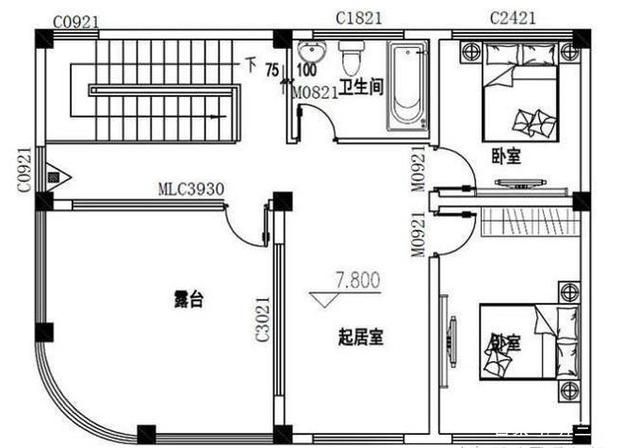為大家精選了三套，因?yàn)椴恢谰唧w想要多大占地面積的，就挑選了占地80平米到120平米不等的三套，外觀大氣，內(nèi)部布局合理實(shí)用，希望能夠幫到你。