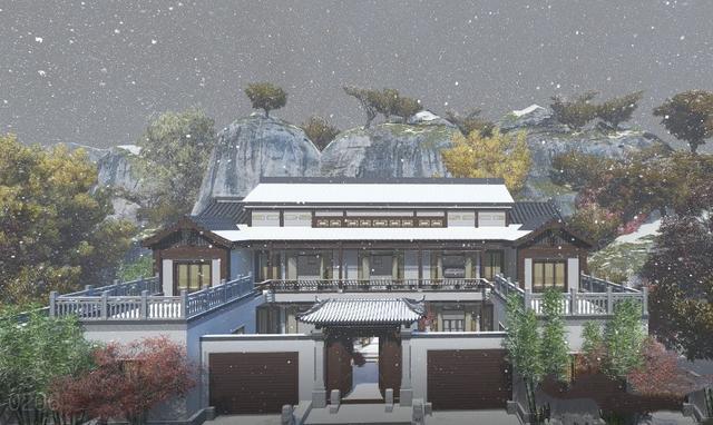 兄弟倆共同建造了一座中國式的獨棟別墅，并用古代流傳下來的詩歌和書籍在江南建造了一個夢幻的家。