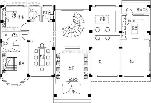 今天，我想推薦一些歐式別墅，它們能給你一種溫馨優(yōu)雅的生活品質(zhì)。不用說(shuō)，看看圖紙。