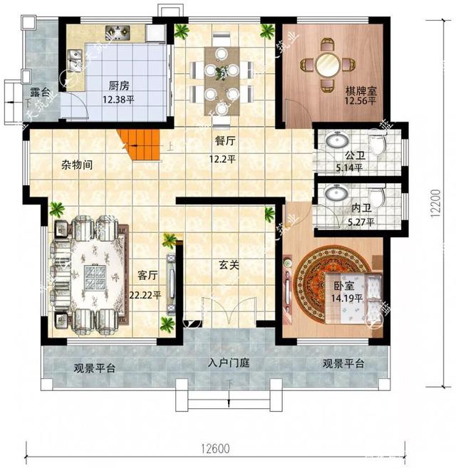 與城市住房相比，農(nóng)村住房現(xiàn)在不僅成本更低，而且有足夠的空間優(yōu)勢，這不同于擁擠的城市生活。農(nóng)村住宅的每個功能區(qū)都寬敞舒適。