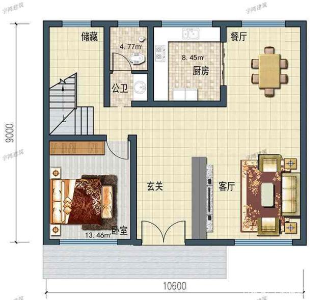 今天，我推薦這種非常大氣和實(shí)用的兩層鄉(xiāng)村別墅類型。建造它不僅能挽回面子，還能讓你更加輝煌。