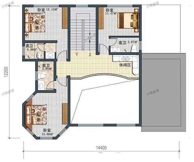 今天，我推薦這種非常大氣和實(shí)用的兩層鄉(xiāng)村別墅類型。建造它不僅能挽回面子，還能讓你更加輝煌。