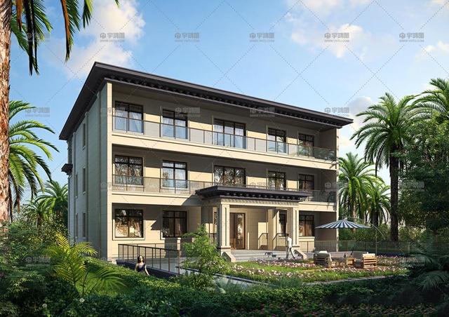 　如今的農(nóng)村住房建設(shè)，越來越喜歡建造各種別墅。他們大多數(shù)是歐洲人和現(xiàn)代人。中國(guó)別墅很少見，事實(shí)上，中國(guó)別墅最適合我們中國(guó)人居住。